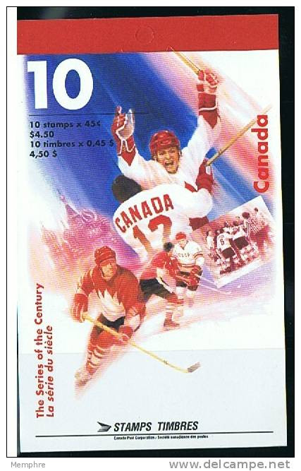 1997  25th Annivers. Hockey «Series Of The Century» Complete Booklet Sc 1659-60  MNH  BK 201 - Cuadernillos Completos