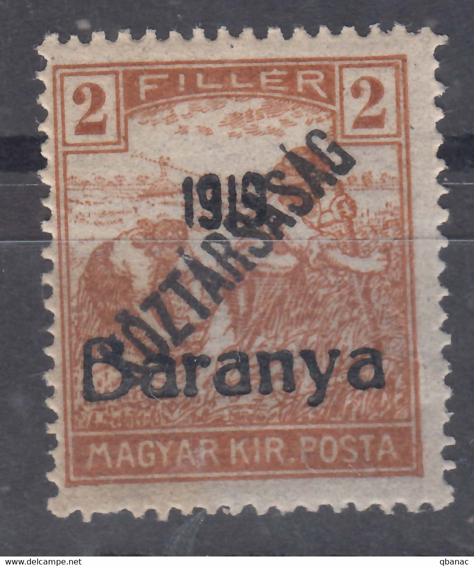 Hungary Yugoslavia SHS Baranya 1919 Mi#43 Mint Never Hinged - Baranya