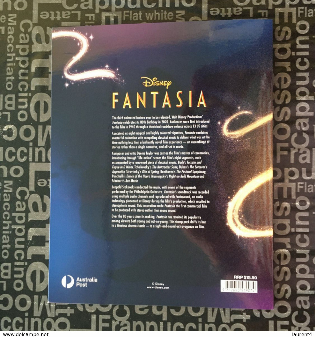 3-12-2021 - Australia - Fantasia 80th Anniversary - Presentation Folder With 1 Cover - (with Mickey Mouse) - Presentation Packs