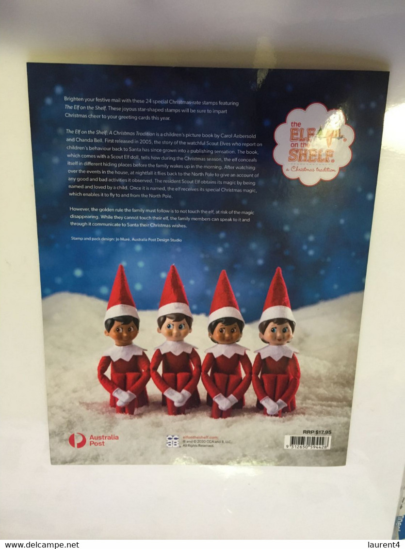 3-12-2021 - Australia - Elf On The Shelf - Christmas 2020 - Presentation Folder With 1 Cover - (with Elf Stamp) - Presentation Packs