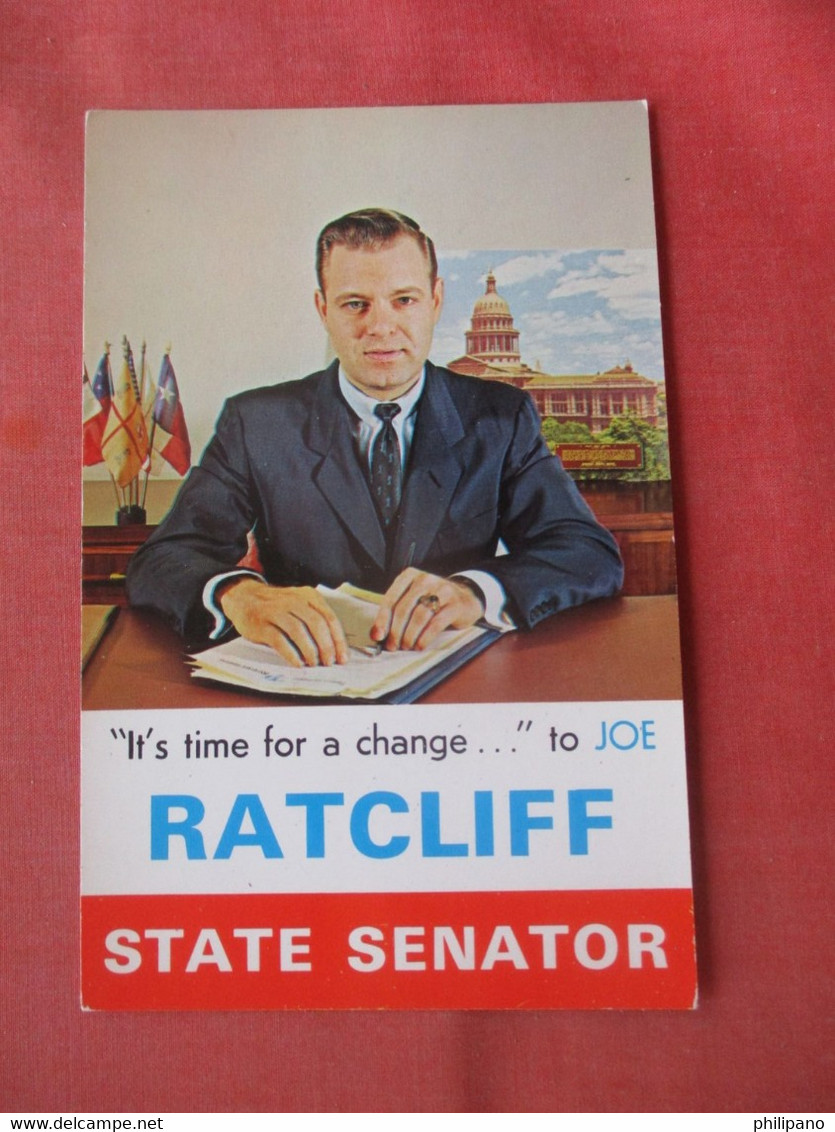 Joe Ratcliff. State Senator.    Dallas - Texas > Dallas     Ref  5258 - Dallas