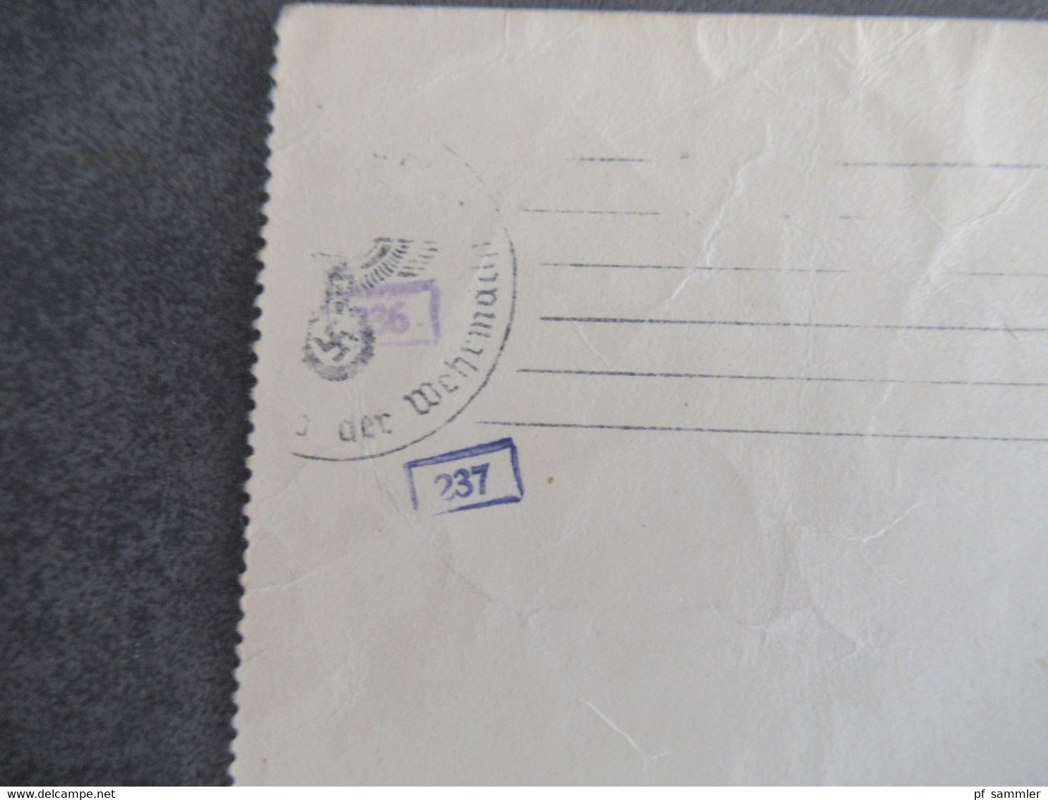Böhmen Und Mähren 28.10.1940 Nr.30 EF Fern PK In Die Schweiz Mit OKW Zensurstempel / Mehrfachzensur - Briefe U. Dokumente