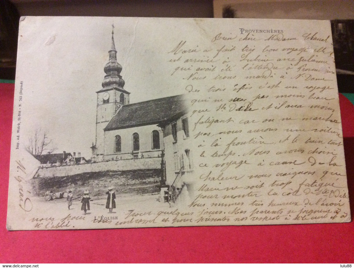 ♥️ PROVENCHERES SUR FAVE. L’eglise  CARTE RARE - Provencheres Sur Fave