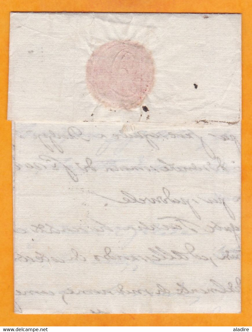 1810 - Marque Postale 104 TURIN Torino Sur LAC En Italien Vers ALEXANDRIE, Département Conquis De MARENGO - 1792-1815: Départements Conquis
