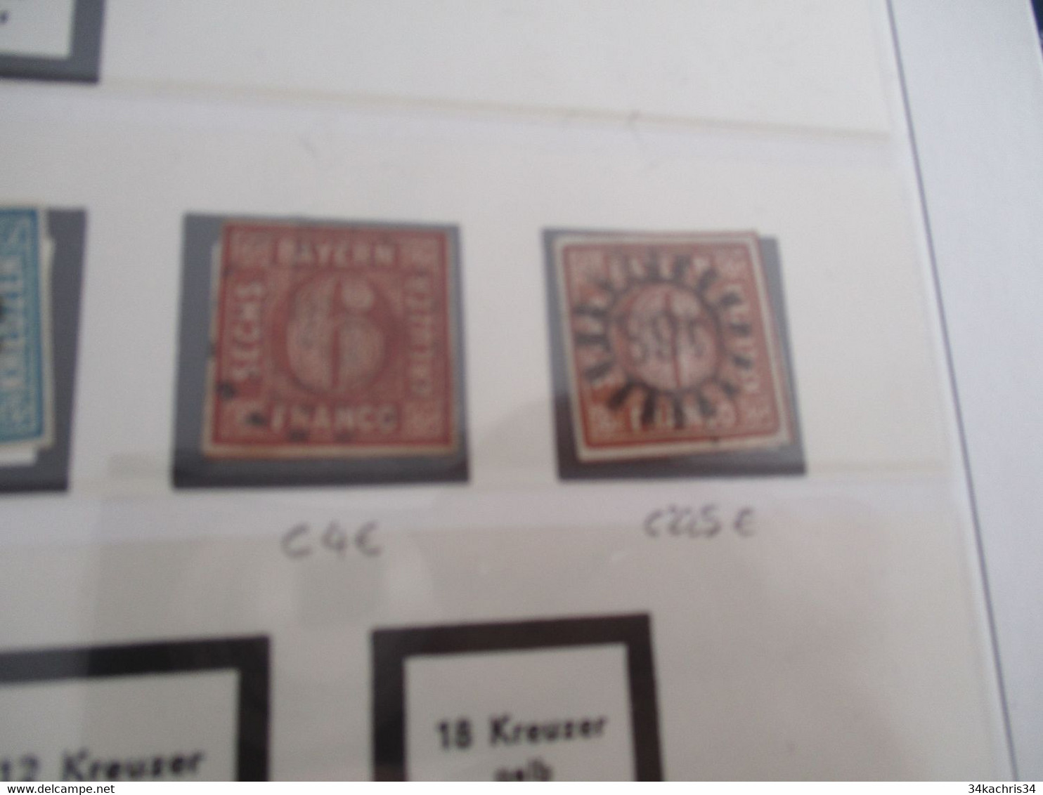 Allemagne Deutsche Post Bayer Collection Spécialisée Forte Côte Tout état Liner Notes Au Crayon Non Vérifiées - Collections
