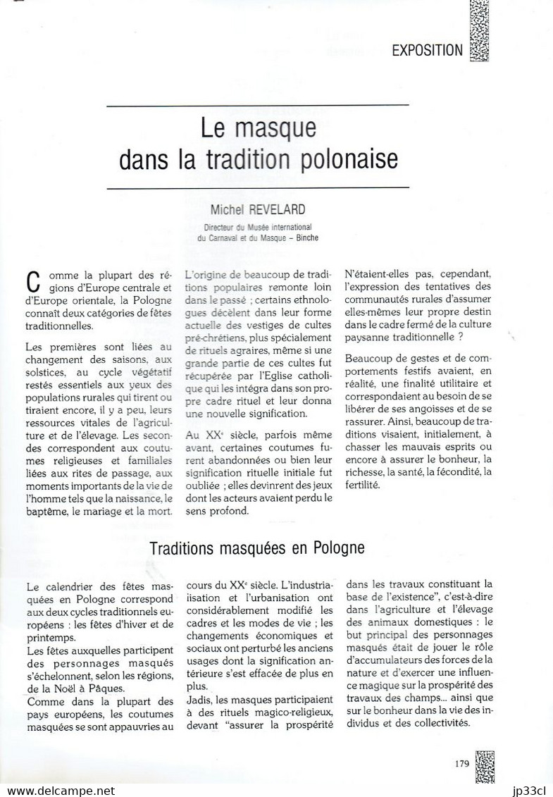 Hainaut Tourisme - 10/1994 Binche Masques Triomphes C. Douard Mariemont Pays D'Ath Florian Duc Blaton Cimetière Tournai - Geschiedenis