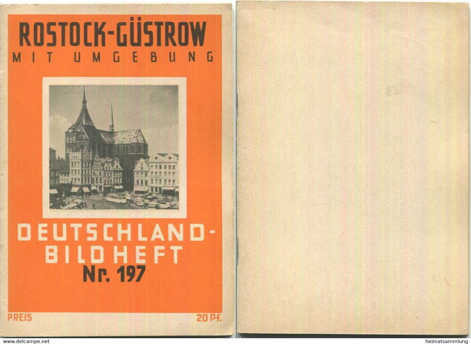 Nr.197 Deutschland-Bildheft - Rostock-Güstrow Mit Umgebung - Altri & Non Classificati