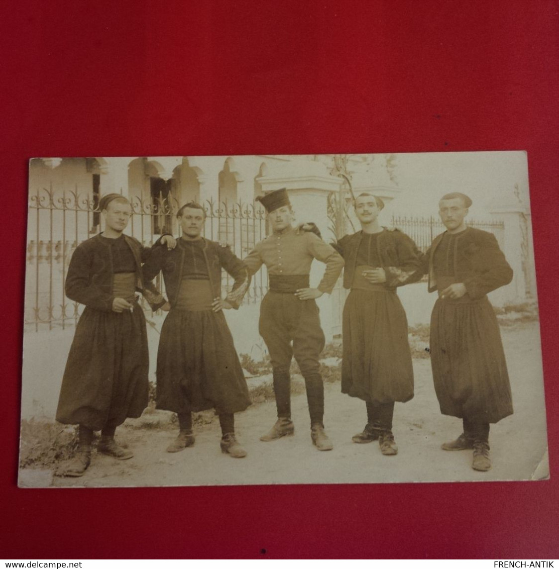 CARTE PHOTO SOLDAT ZOUAVES - Sonstige & Ohne Zuordnung