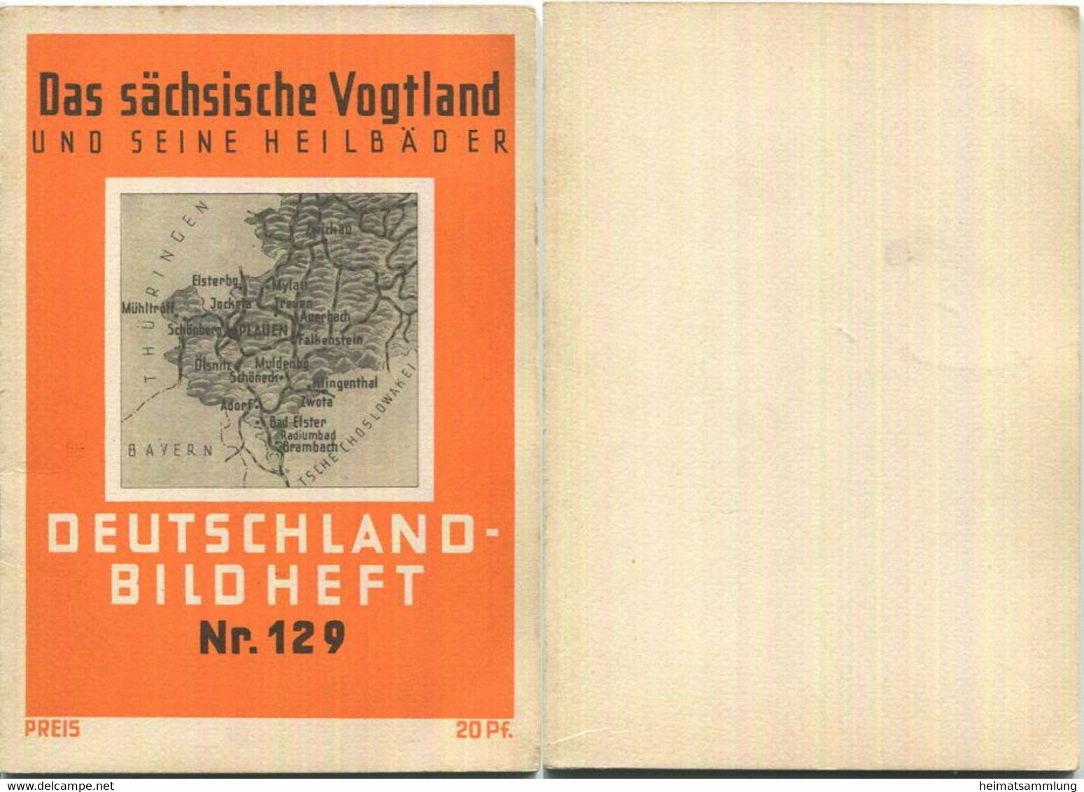 Nr. 129 Deutschland-Bildheft - Das Sächsische Vogtland Und Seine Heilbäder - Otros & Sin Clasificación