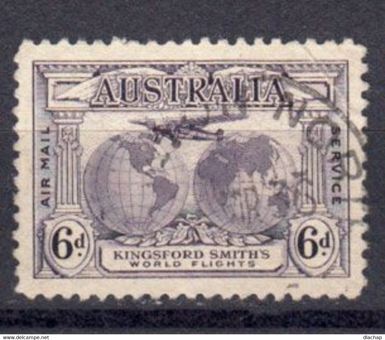 Australie Poste Aerienne 1931 Yvert 3 Oblitere - Gebraucht