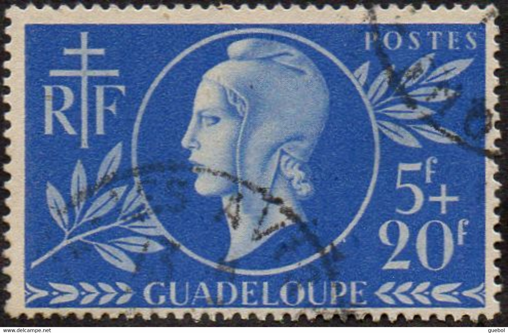 Détail De La Série Entraide Française Obl. Guadeloupe N° 175 - Marianne De Dulac - 1944 Entraide Française