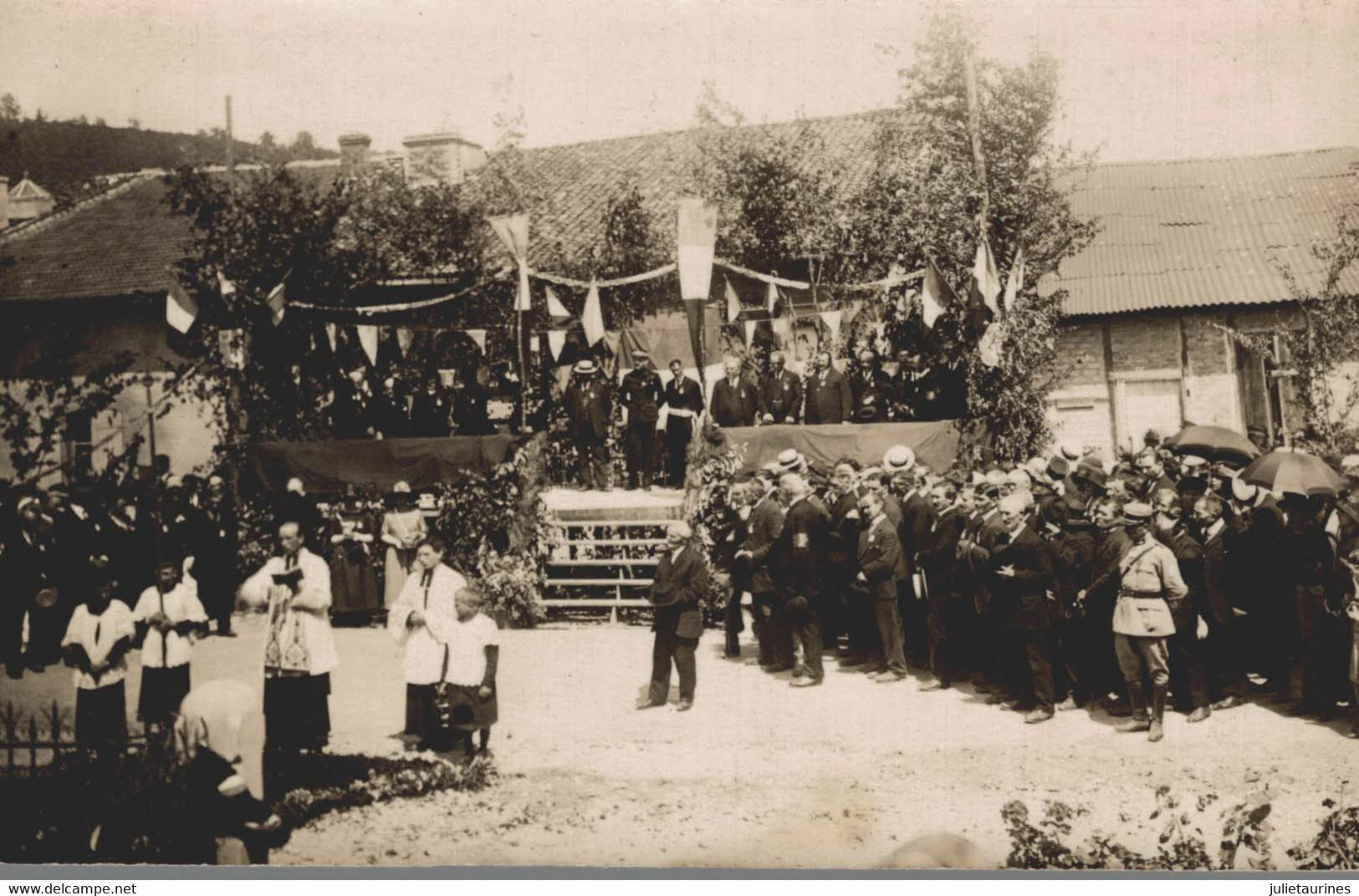 55 CARTE PHOTO MESSE MILITAIRE CPA BON ETAT - Otros & Sin Clasificación