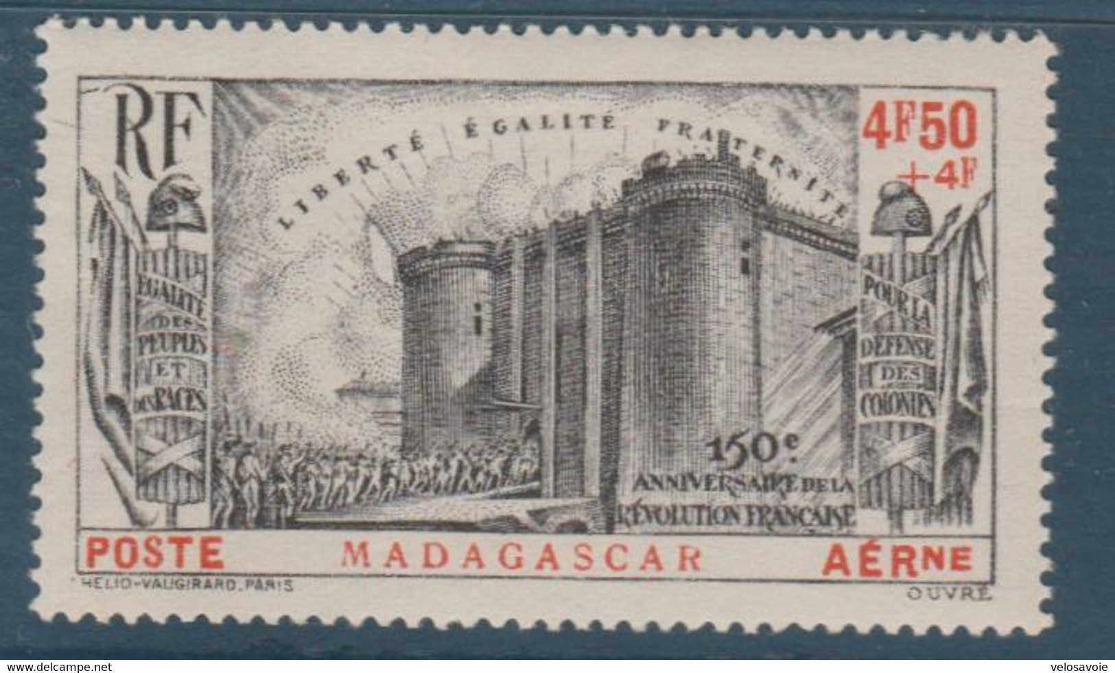 MADAGASCAR PA 15 REVOLUTION ** - Poste Aérienne