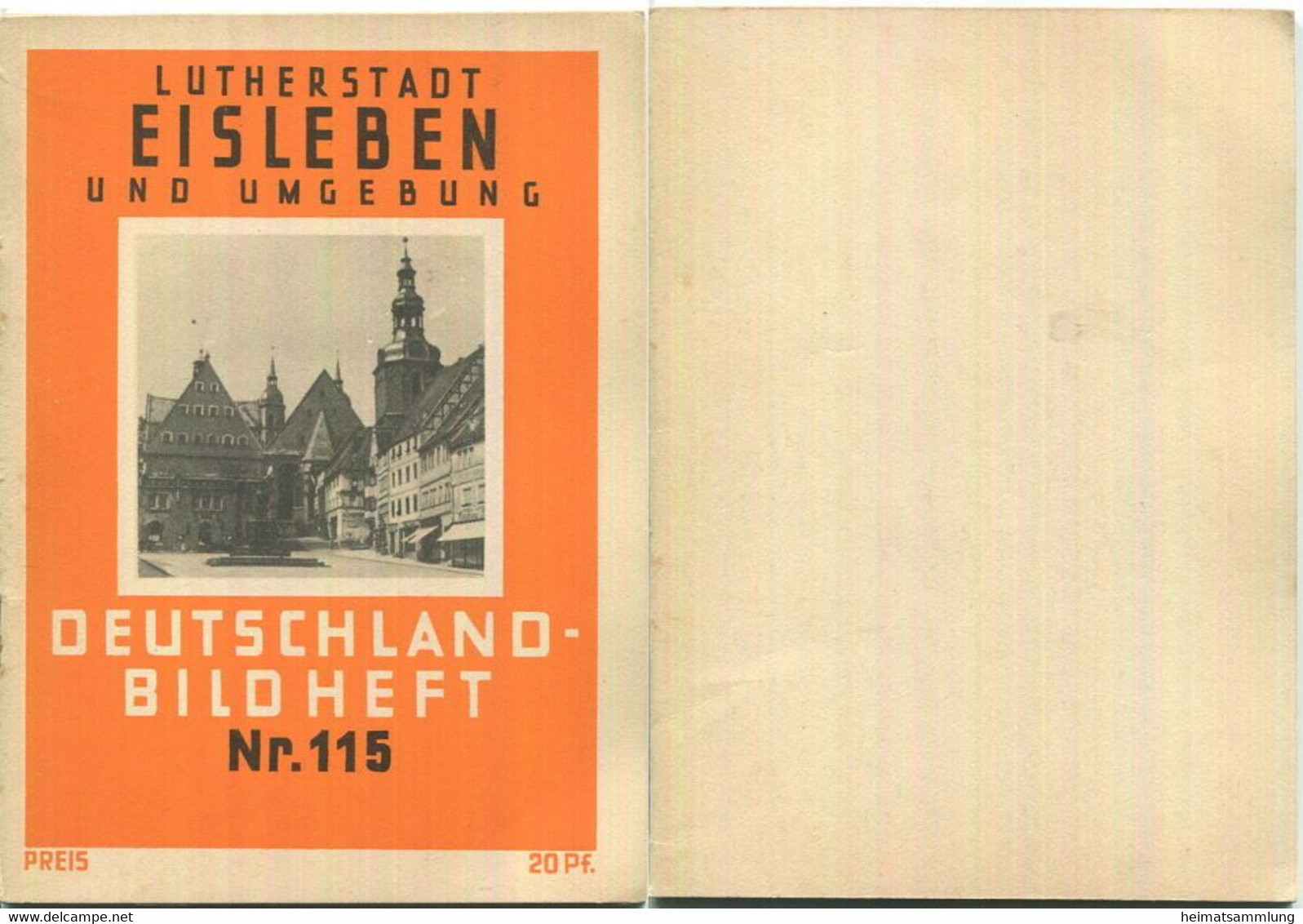 Nr. 115 Deutschland-Bildheft - Lutherstadt Eisleben Und Umgebung - Otros & Sin Clasificación