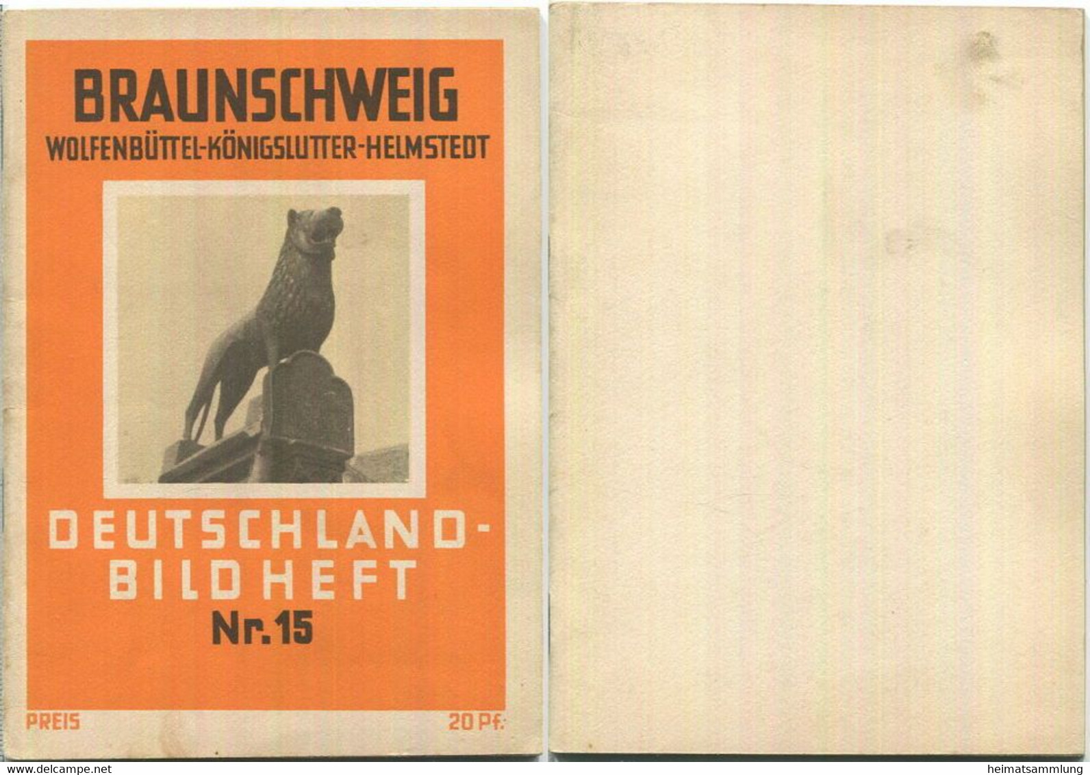 Nr. 15 Deutschland-Bildheft - Braunschweig - Wolfenbüttel - Königslutter - Helmstedt - Autres & Non Classés