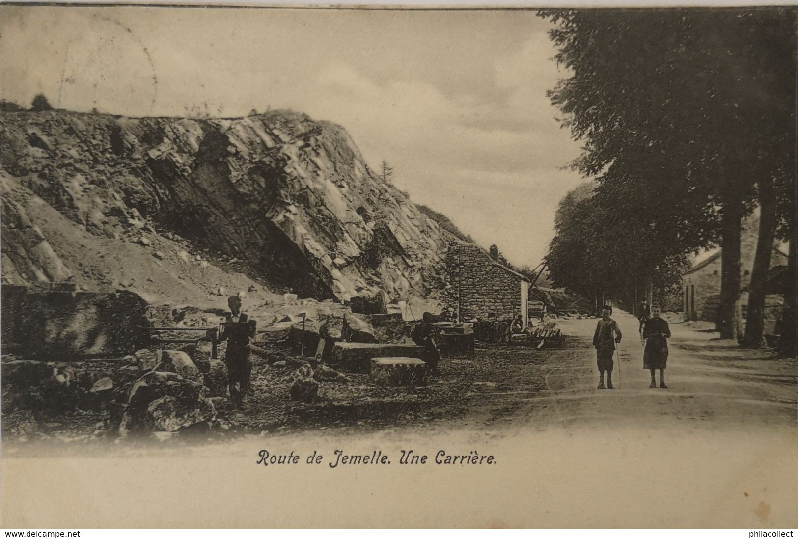 Route De Jemelle - Une Carrière 1908 - Altri & Non Classificati