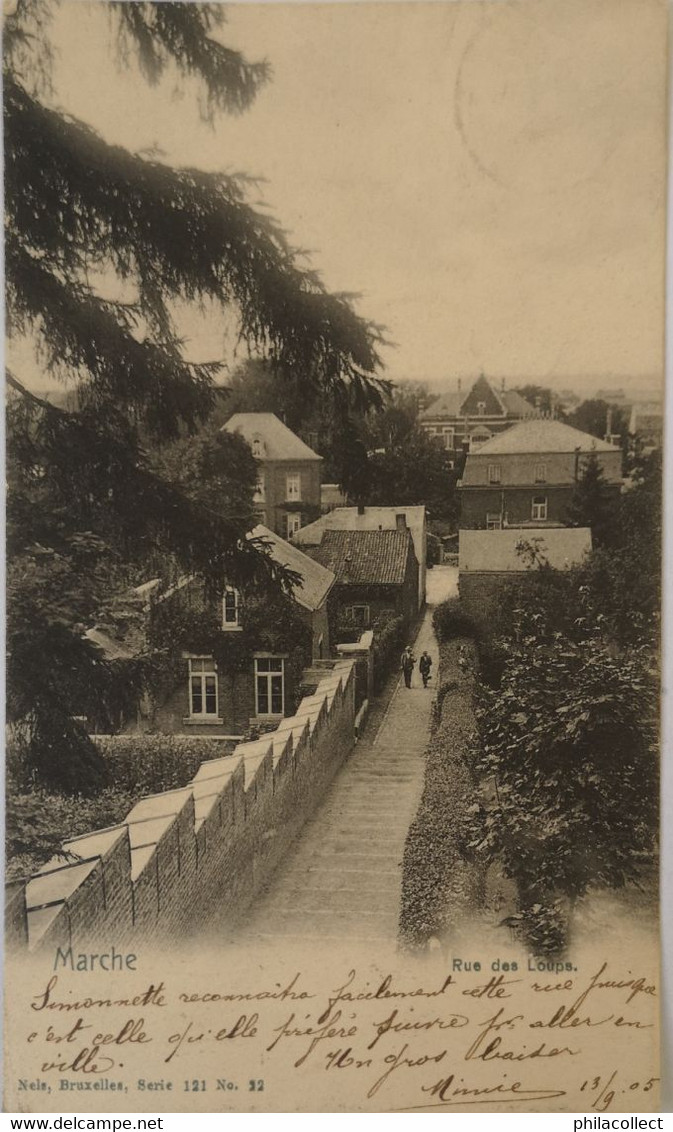 Marche (Marche En Famenne) Rue Des Loups 1905 - Marche-en-Famenne