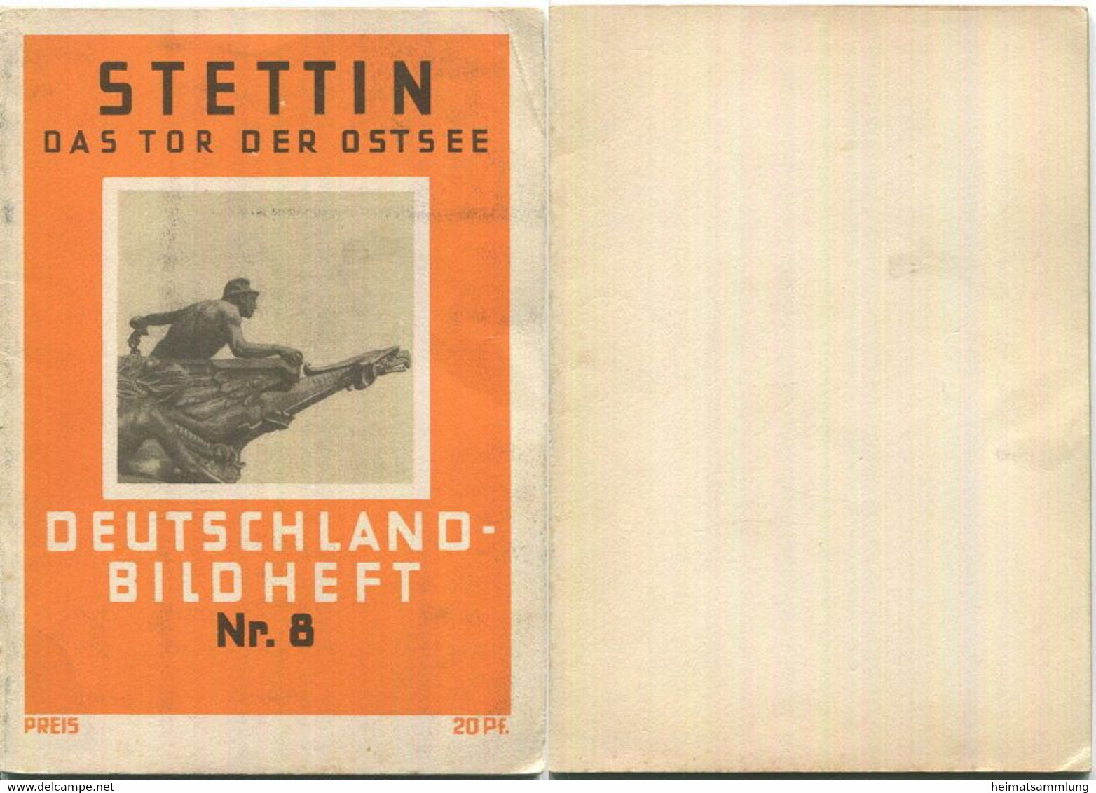 Nr. 8 Deutschland-Bildheft - Stettin Das Tor Der Ostsee - Andere & Zonder Classificatie