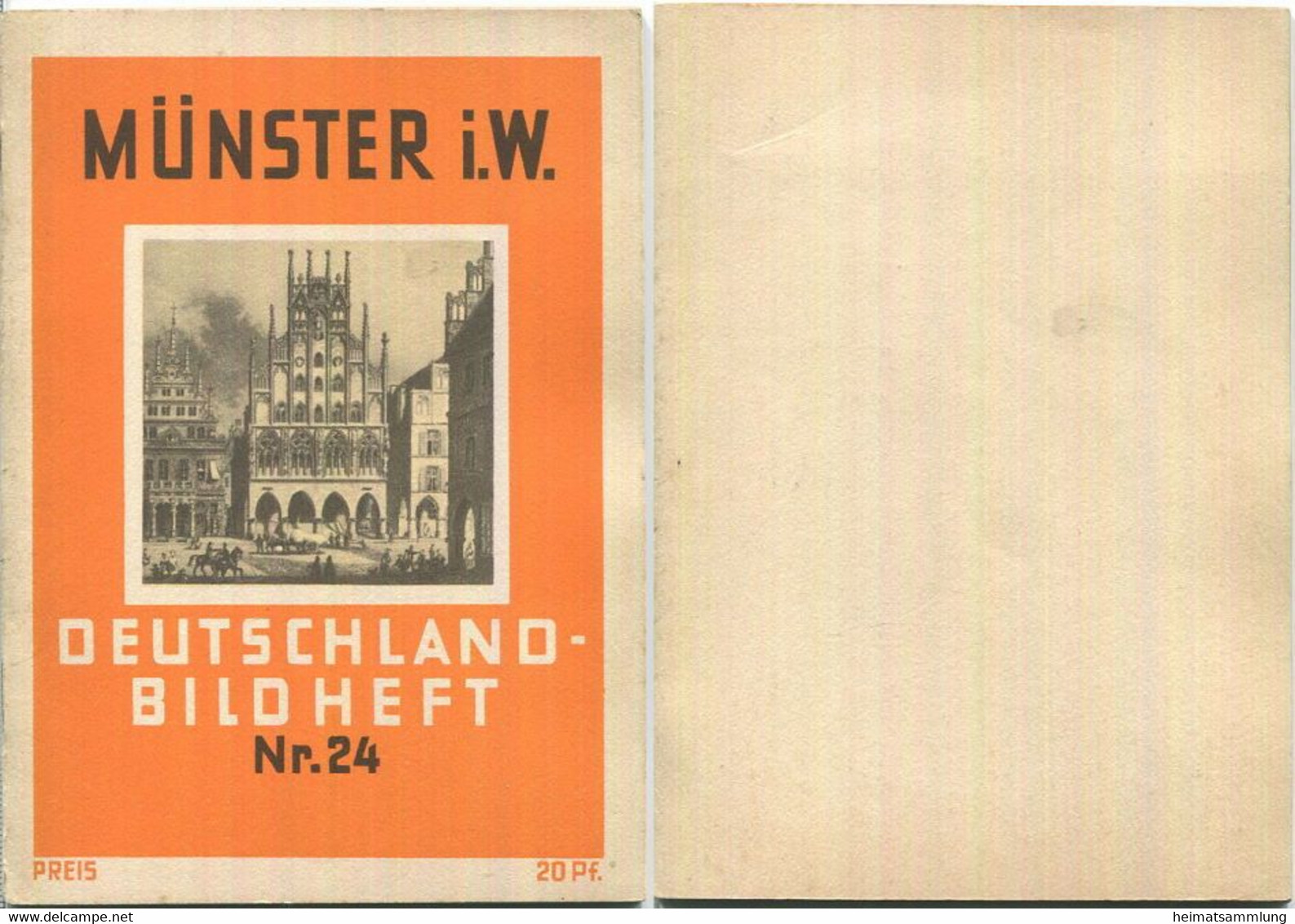 Nr. 24 Deutschland-Bildheft - Münster I.W. - Sonstige & Ohne Zuordnung