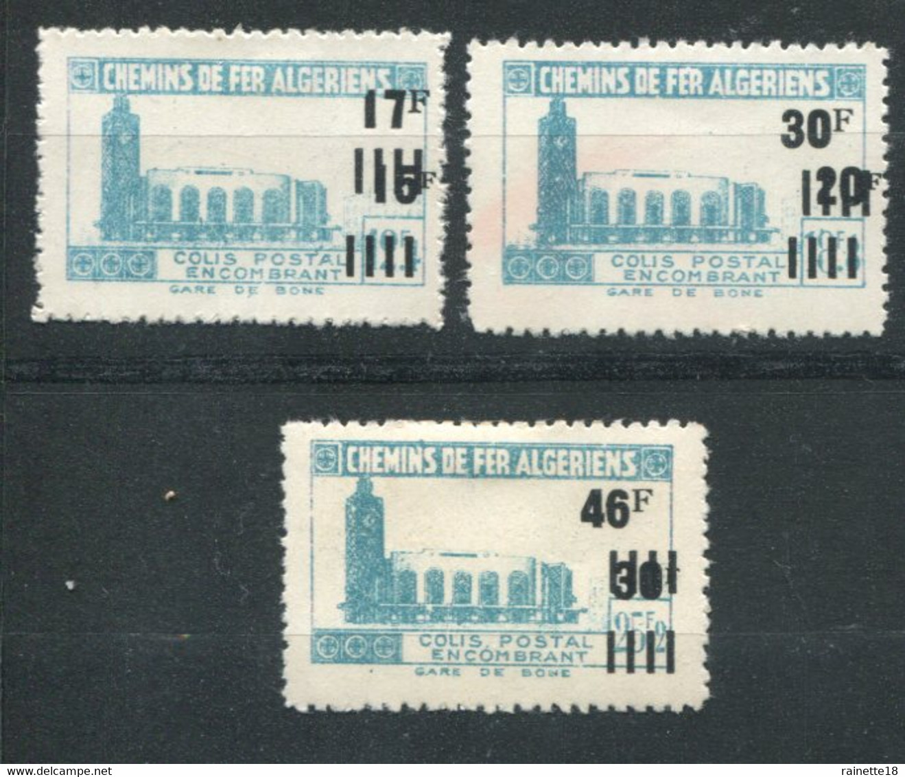 Algérie       Colis Postaux    183*-186*-188*   Sans Contrôle Des Recettes - Postpaketten
