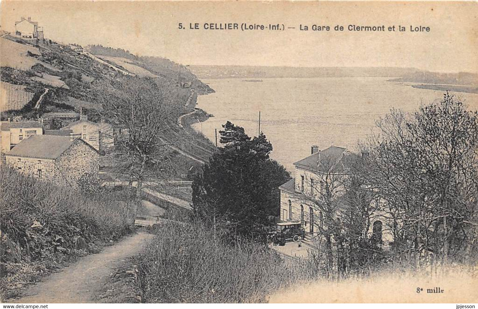 LOIRE ATLANTIQUE  44  LE CELLIER - LA GARE DE CLERMONT SUR LA LOIRE - Le Cellier