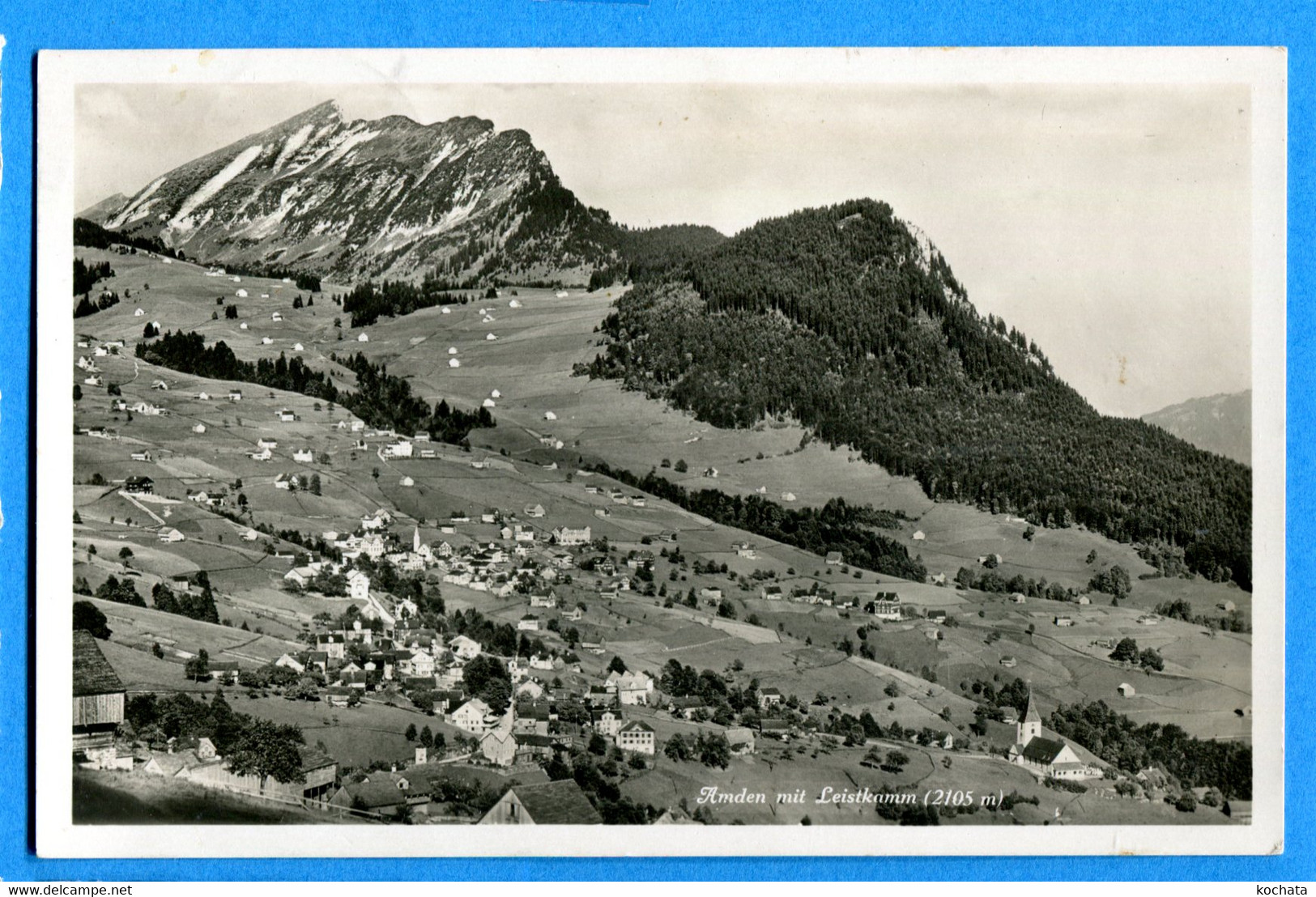 PRO263, Amden Mit Leistkamm, 4249, Circulée 1934 - Amden