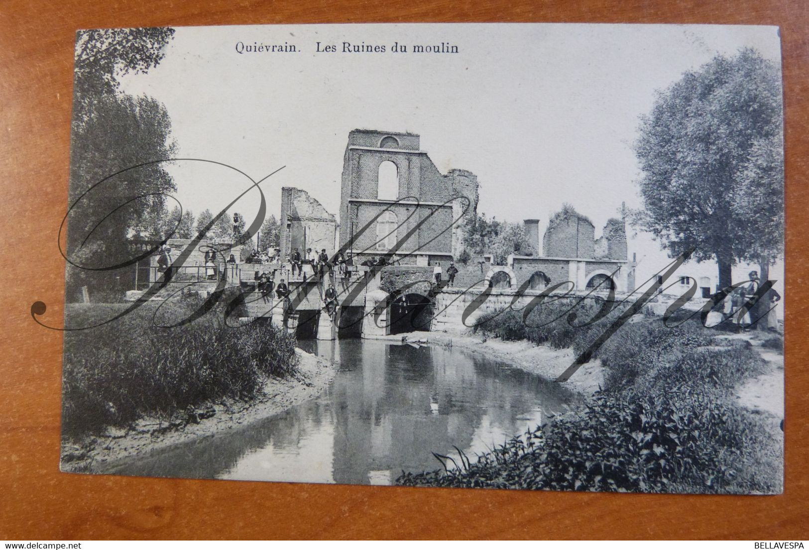 Quiévrain. Les Ruines Du Moulin à Eau; 1913 - Quiévrain
