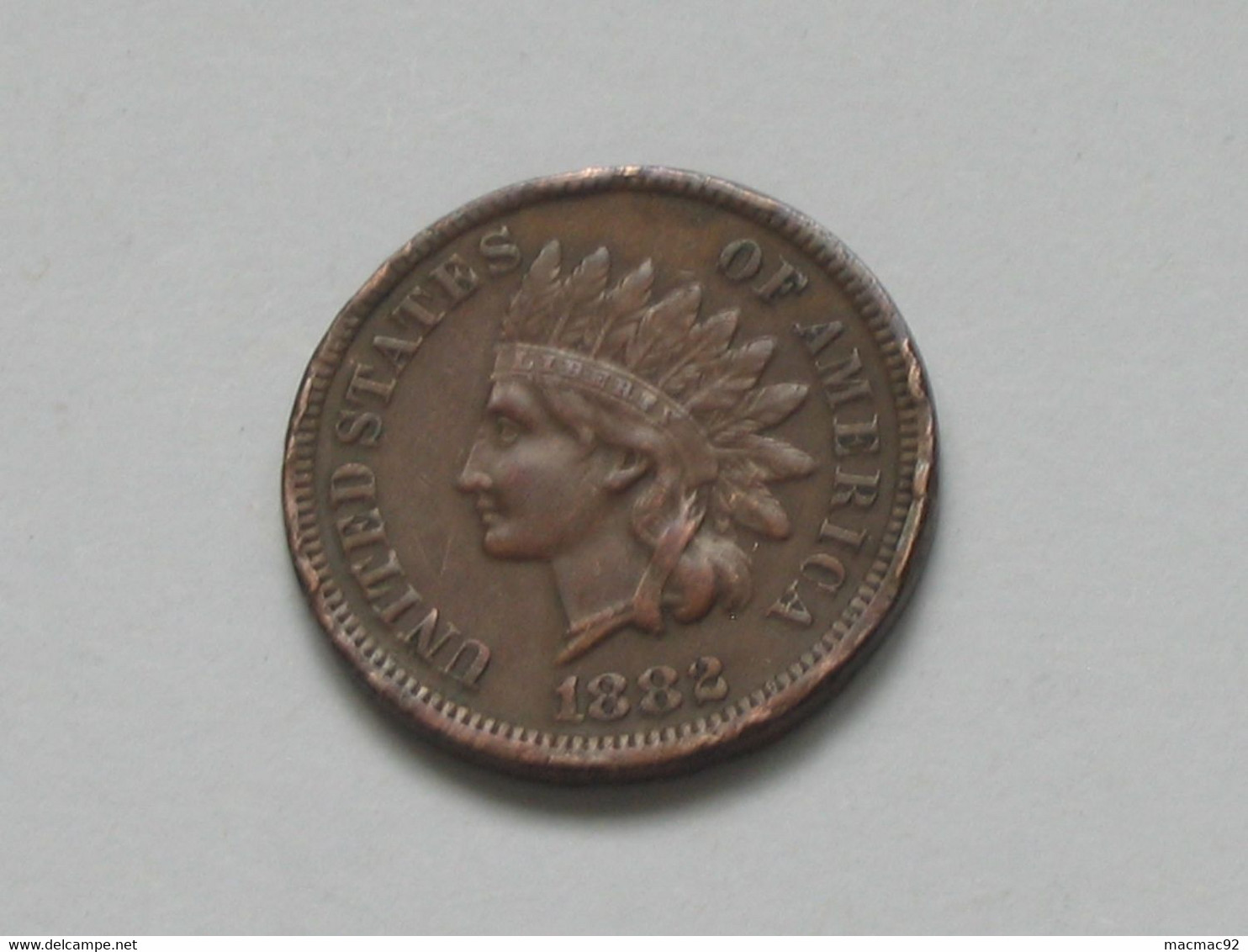 1 Cent 1882  Indian Head - États-Unis - USA  *** EN ACHAT IMMEDIAT  *** - 1859-1909: Indian Head