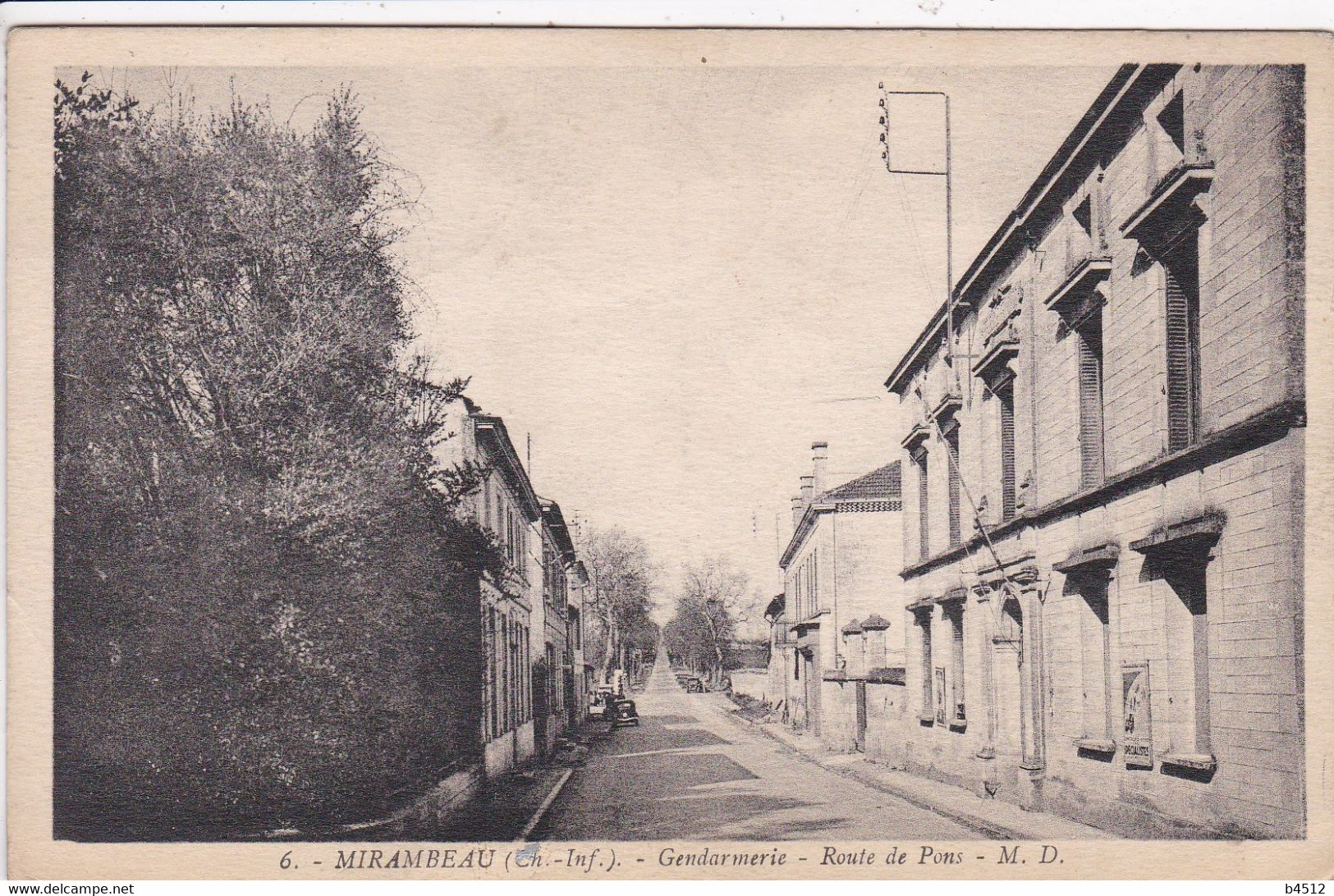 17 MIRAMBEAU  Gendarmerie , Route De Pons - Mirambeau