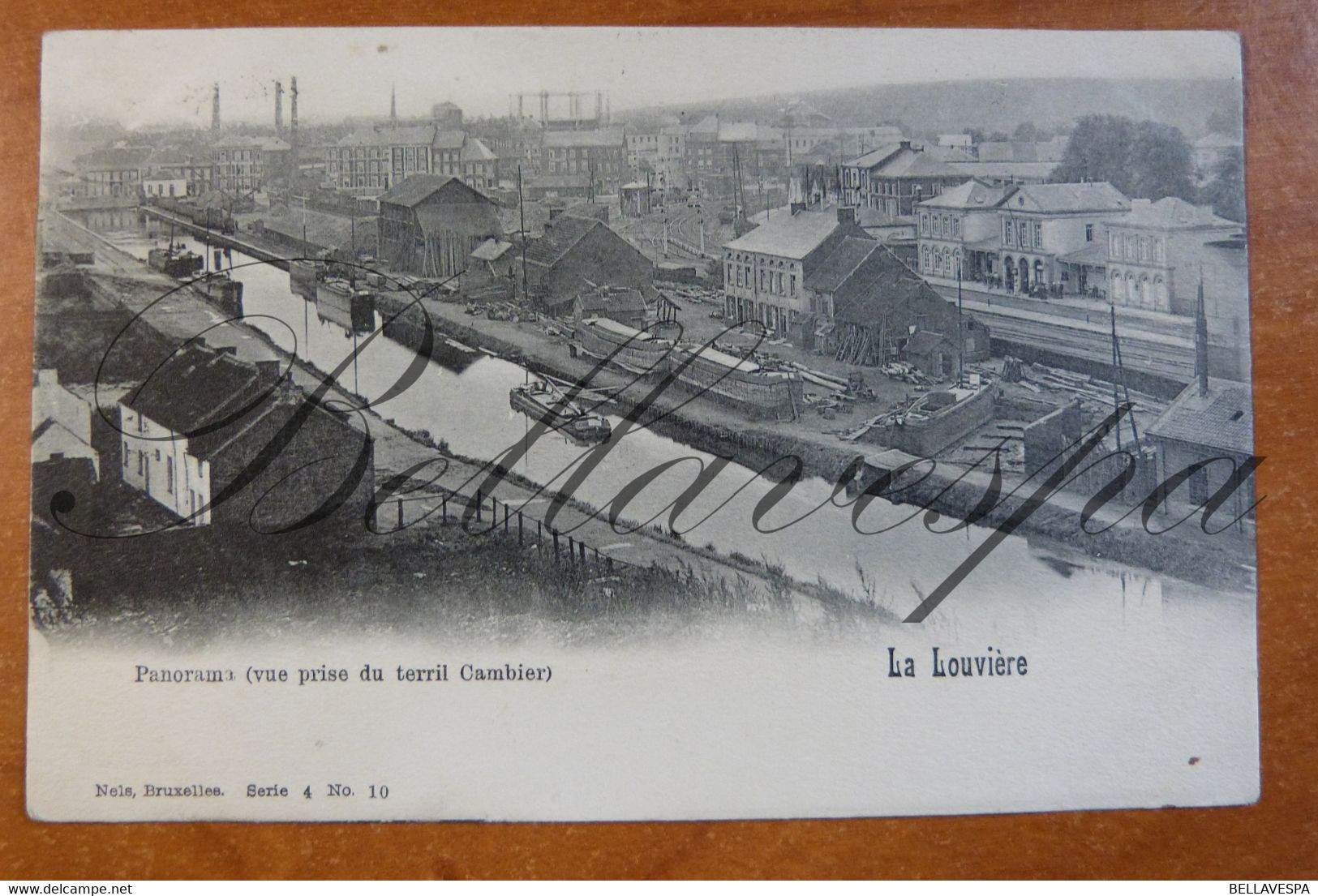 La Louviere Canal Binnenvaart Construction De Bateau?  1902 Nels Serie 4, N° 10 - Embarcaciones