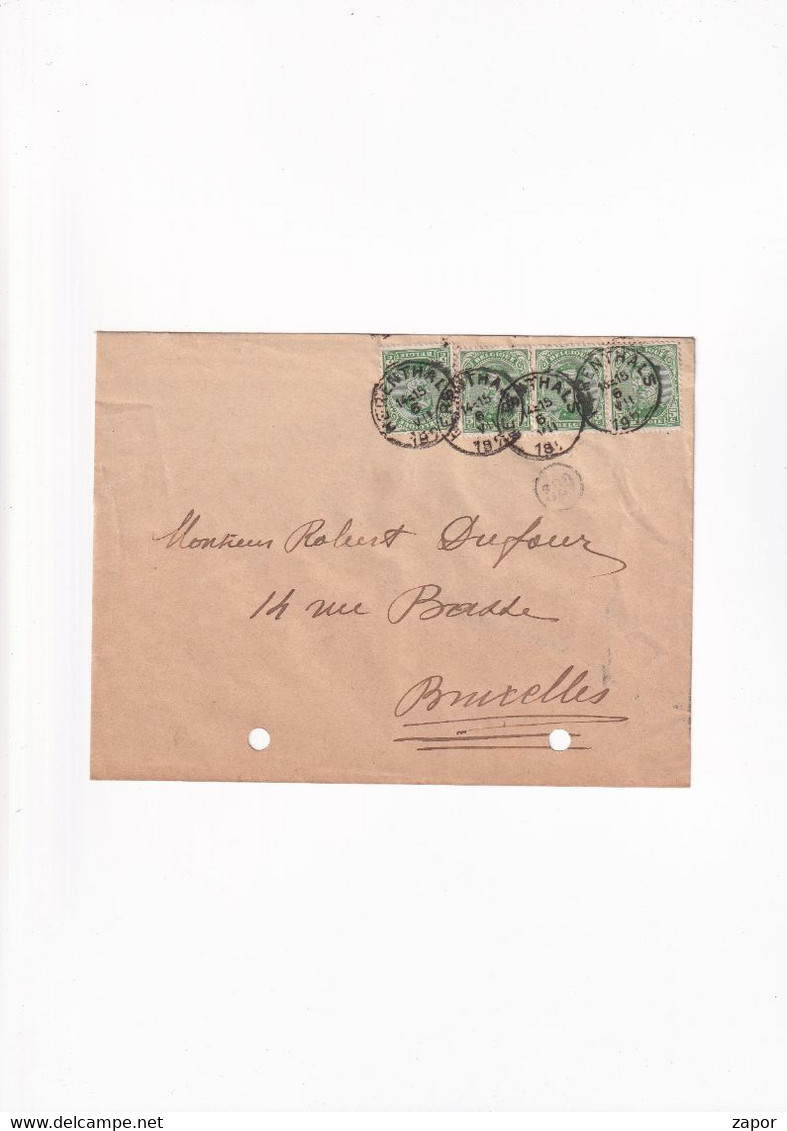 Brief / Lettre - Herentals Naar Bruxelles - 1924 - Enveloppes-lettres