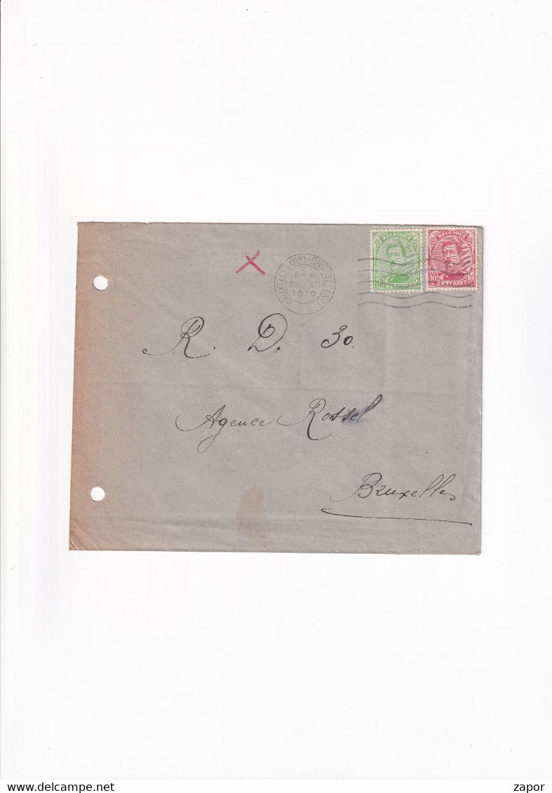 Brief / Lettre - Brussel 1919 - Enveloppes-lettres