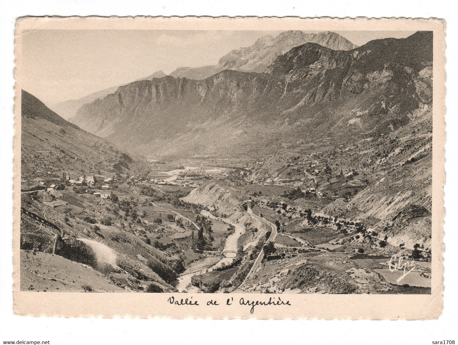 05 L'ARGENTIÈRE LA BESSÉE, La  Vallée. édition Luxe De La Librairie Alpine De Briançon. - L'Argentiere La Besse