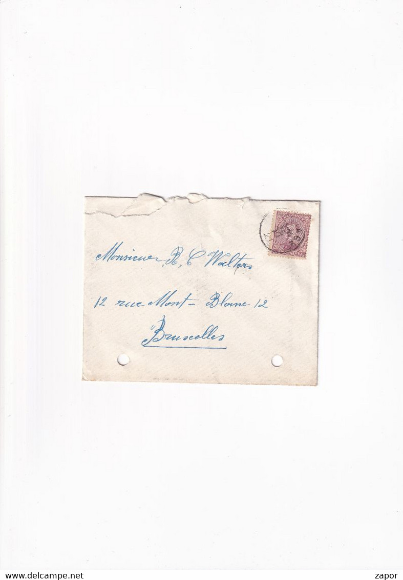 Brief / Lettre - Paturage? Naar Brussel - 1921 - Enveloppes-lettres