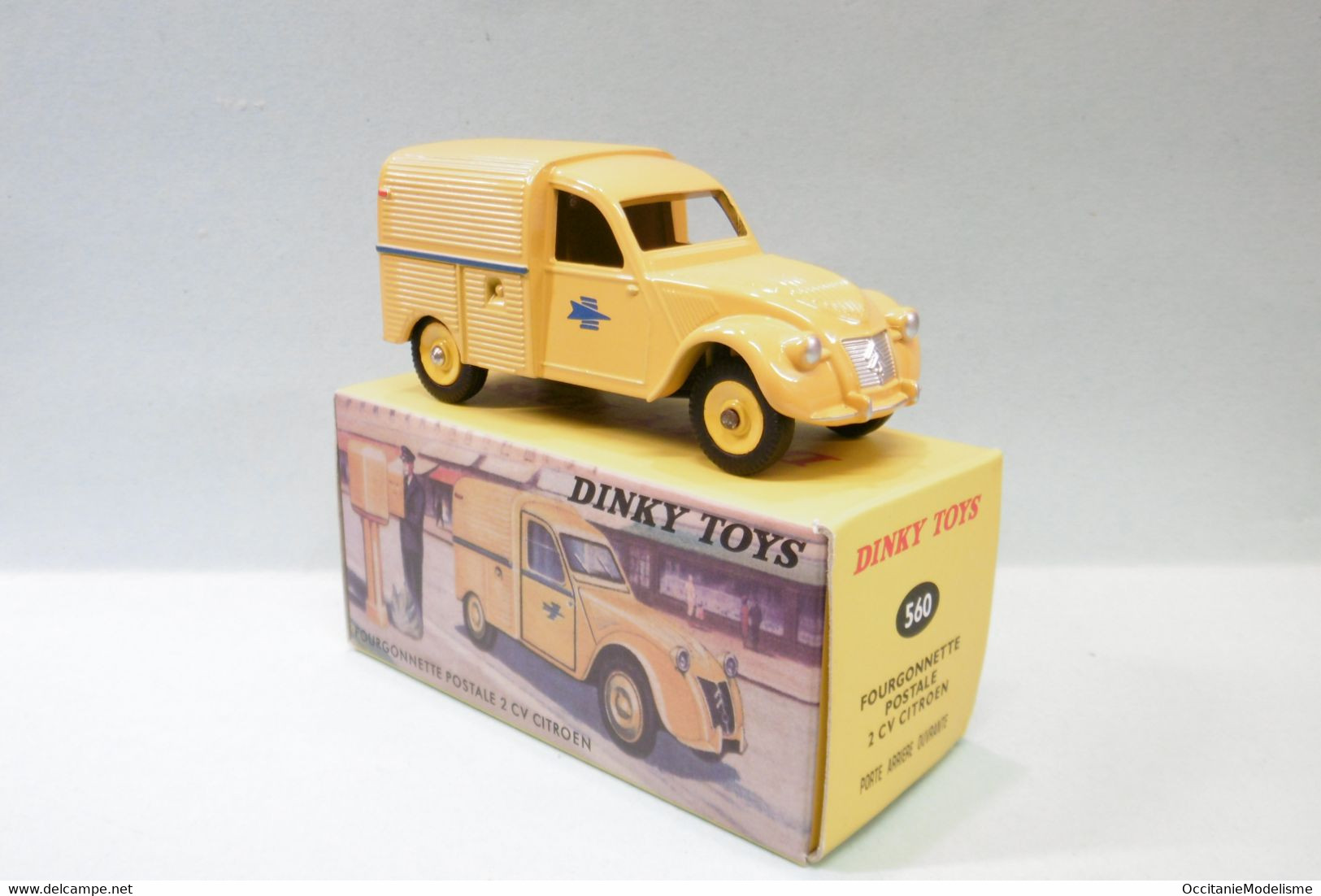 Dinky Toys / Atlas - CITROEN 2CV FOURGONNETTE POSTALE Réf. 560 Neuf NBO 1/43 - Dinky