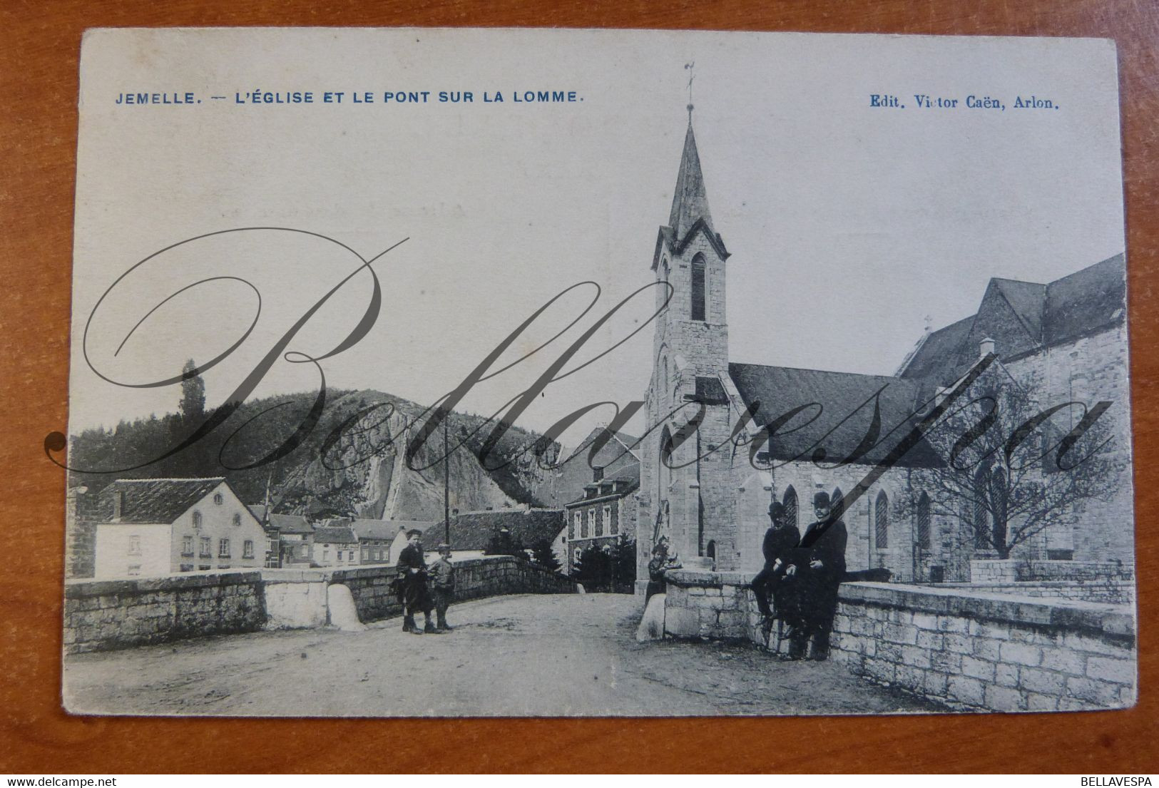 Jemelle. L'Eglise Et Le Pont Sur Lomme. - Rochefort