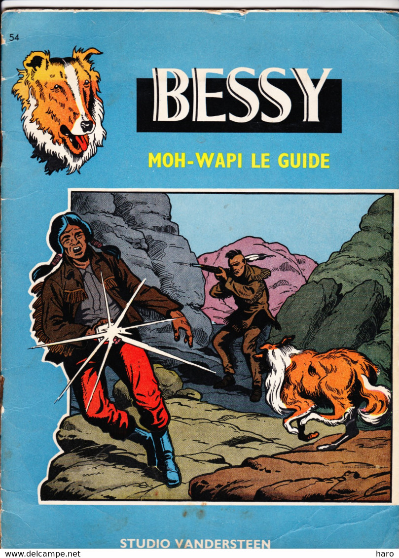BD - BESSY N° 54 - " Moh-Wapi Le Guide"  - Bicolore: Bleu / Brun (BSF) - Bessy