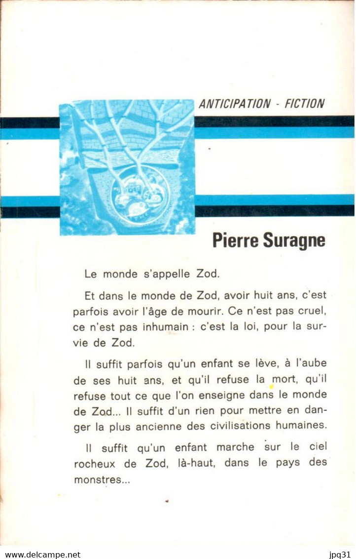 Pierre Suragne - L’enfant Qui Marchait Sur Le Ciel - Fleuve Noir Anticipation 530 - 1972 - Fleuve Noir