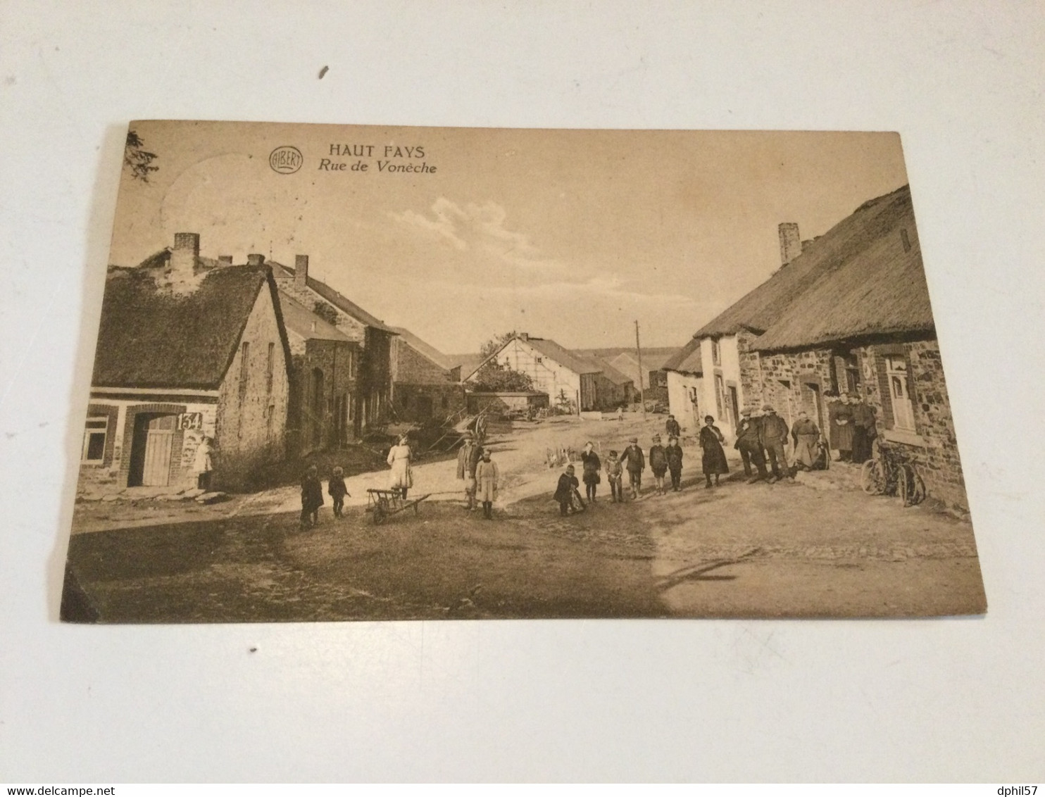 CP Ancienne De Haut-Fays : Rue De Vonêche (1920) - Daverdisse