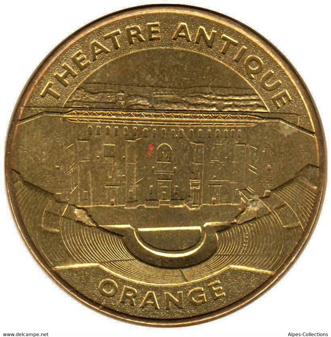 84-1449 - JETON TOURISTIQUE MDP - Orange - Théâtre Antique - Aérienne - 2015.2 - 2015
