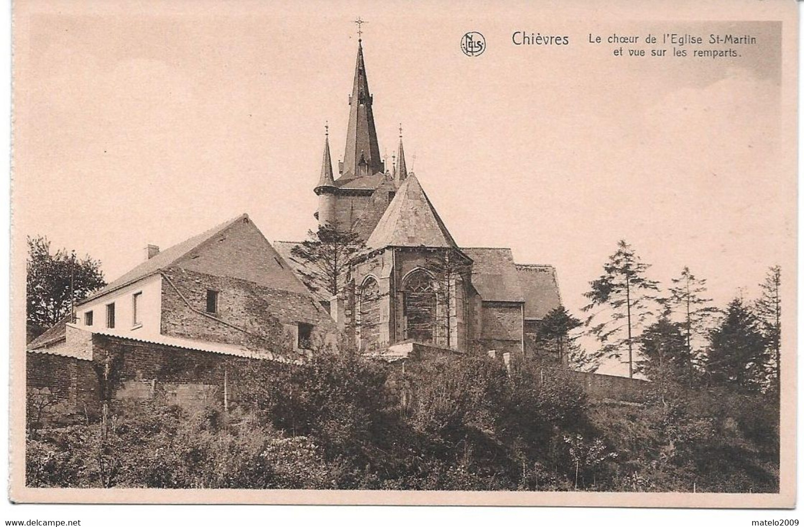CHIEVRES (7950) Le Choeur De L église St Martin - Chièvres