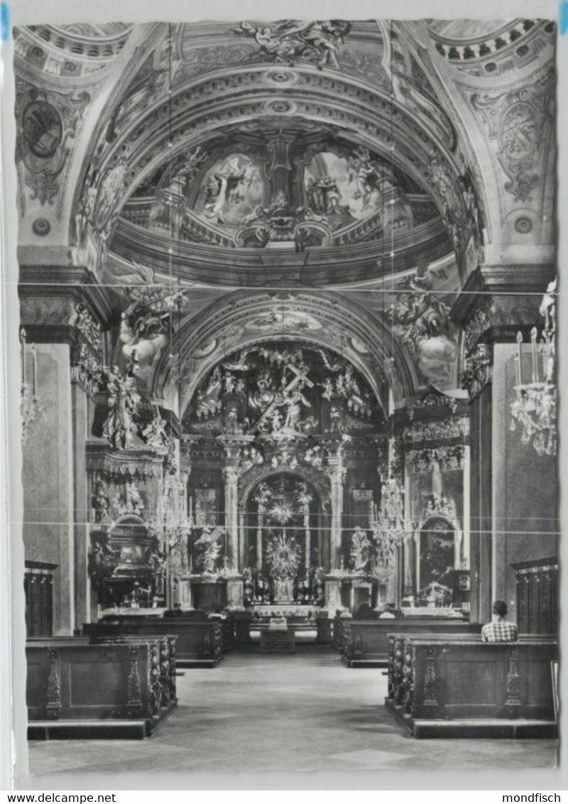 Maria Taferl - Wallfahrtskirche - Innen Mit Besucher 1964 - Maria Taferl