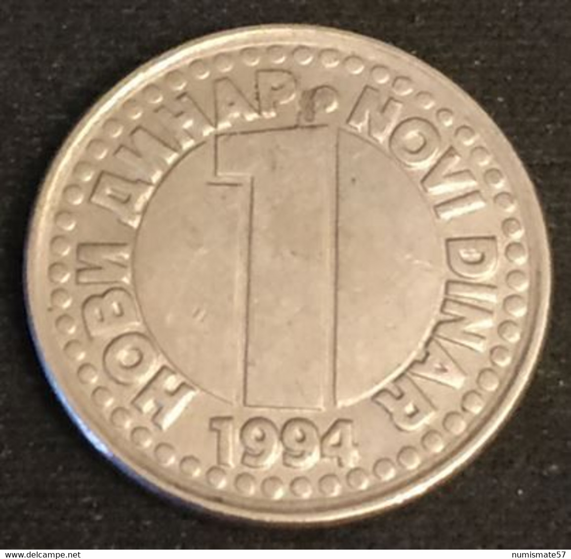 YOUGOSLAVIE - YUGOSLAVIA - 1 NOVI DINAR 1994 - KM 165 - Jugoslawien