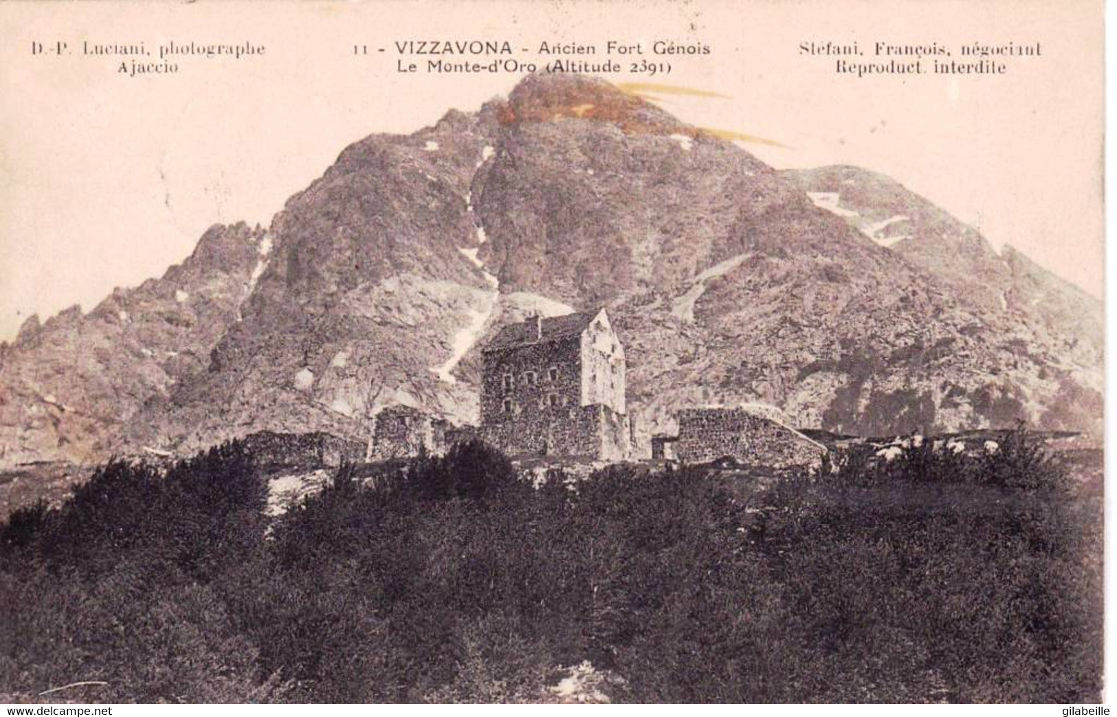 20 - Corse -  VIZZANOVA ( Vivario ) - Ancien Fort Genois - Le Monte D Oro - Sonstige & Ohne Zuordnung