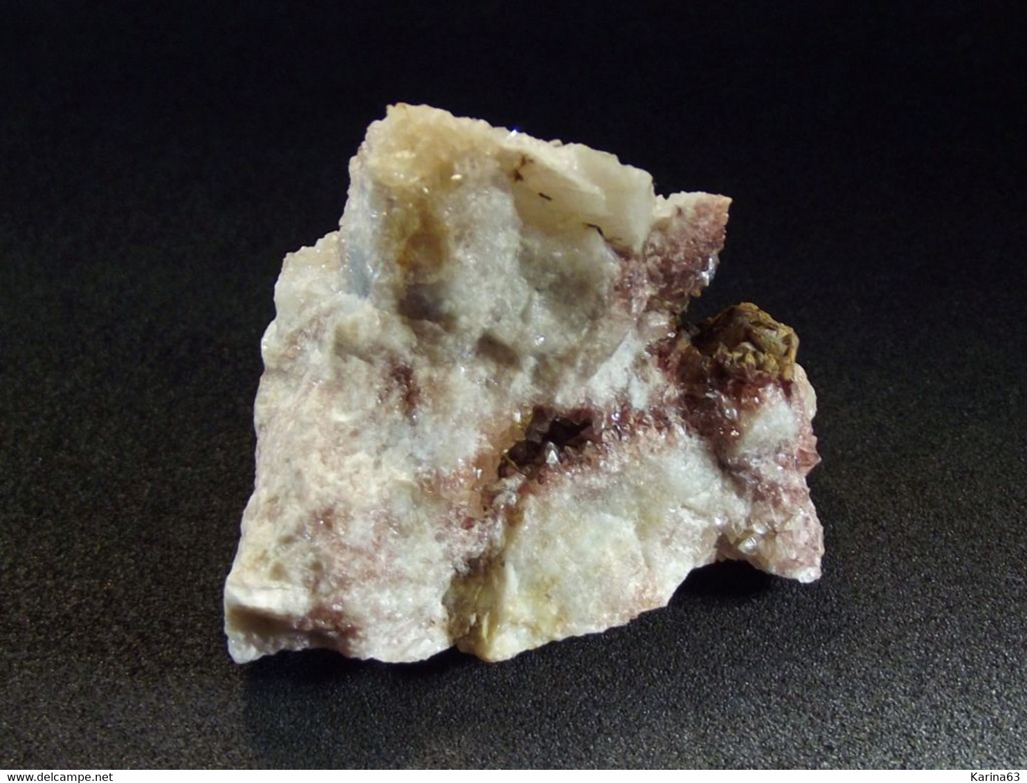 Alunite On Matrix (3.5 X 2.5 X 2 Cm)  - Montioni, Suvereto, Livorno Province, Tuscany -  Italy - Minéraux