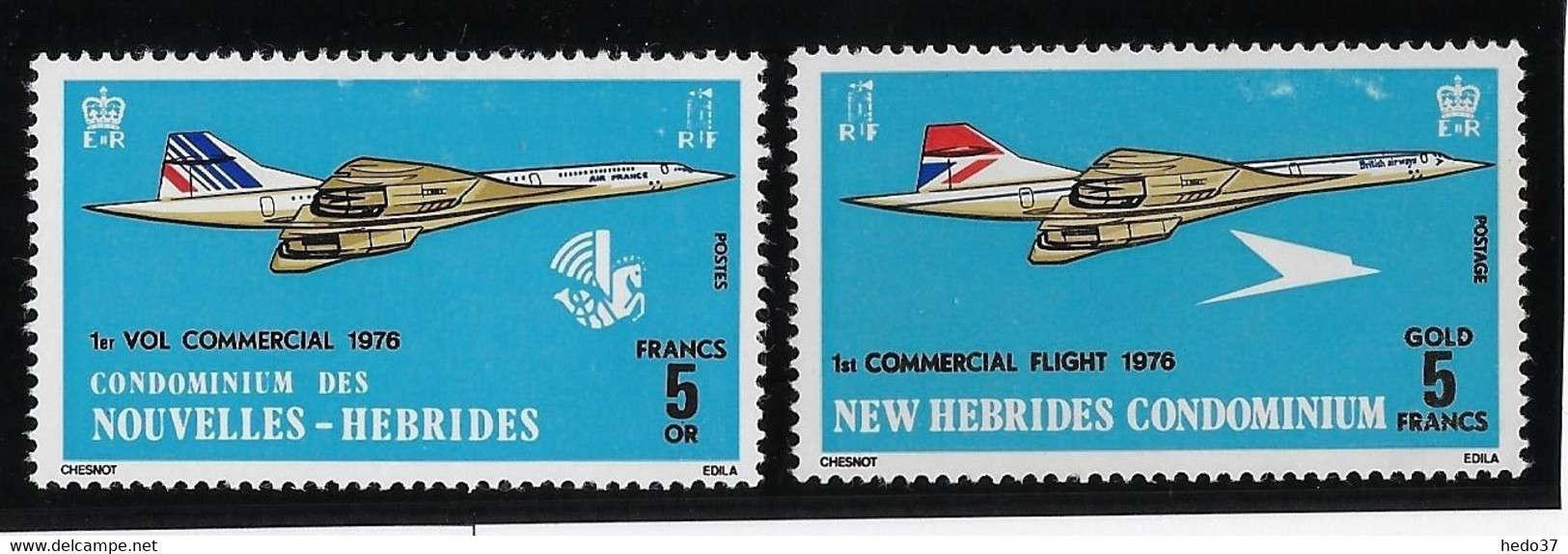 Nouvelles Hébrides N°424/425 - Neuf ** Sans Charnière - TB - Other & Unclassified