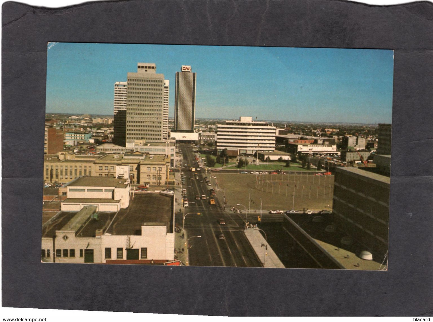 105559       Canada,    Edmonton,  Alberta,  A Portion Of The  Downtown  Civic  Complex,  VG - Edmonton