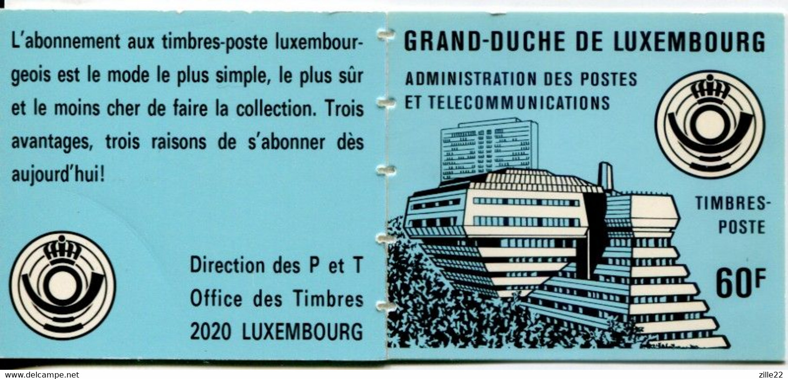 Luxemburg Luxembourg Mi# MH 1 Stamp Booklet Postfrisch/MNH - Politician Robert Schuman - Booklets