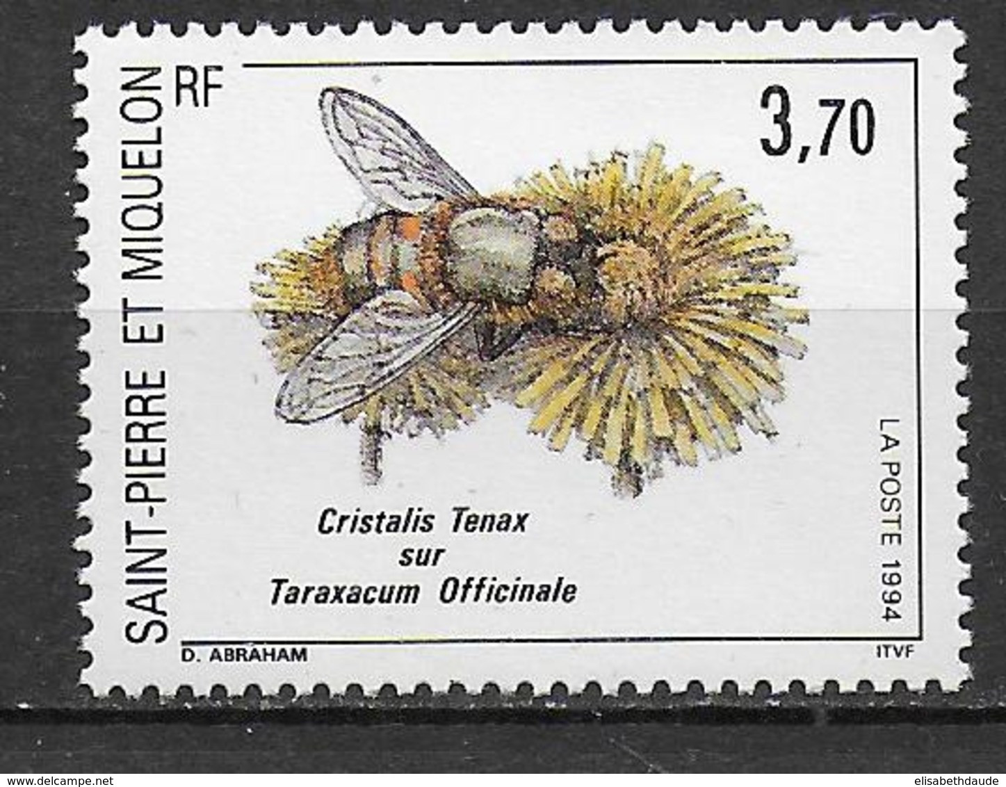 SPM - 1994 - LIVRAISON GRATUITE A PARTIR DE 5 EUR D'ACHAT - YVERT N°594 **  MNH - FAUNE / ABEILLE - Unused Stamps