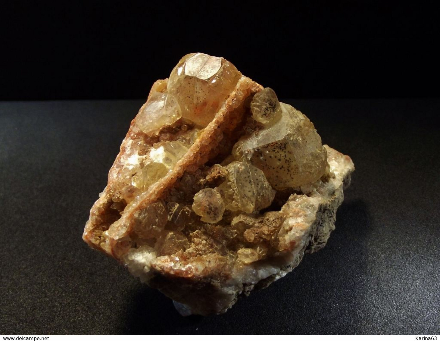 Calcite With Inclusions Matrix ( 6 X 5 X 3 Cm ) La Sambre Quarry - Landelies -  Hainut- Belgium - Minéraux